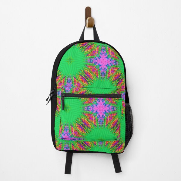 Item preview, Green Circles Colorful Geometric  Line Pattern / Liquid Psychedelic Art  designed and sold by GuitarZan's.