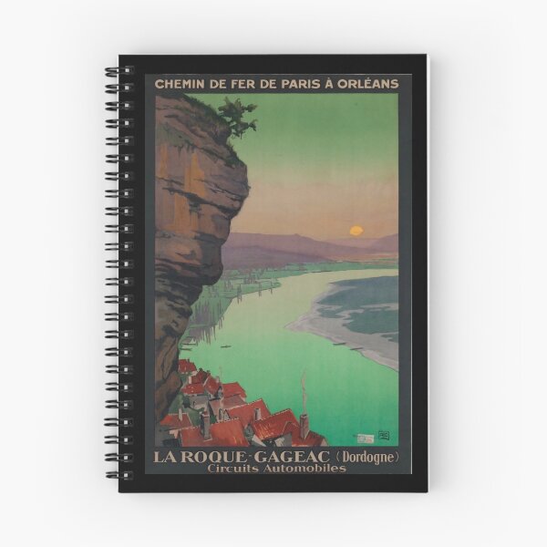 Item preview, retro classic ORLEANS La Roque Gageac poster designed and sold by CorasPosters.