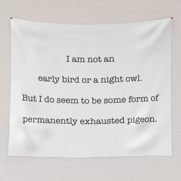 Item preview, Exhausted Pigeon designed and sold by Elle  Hazlett.
