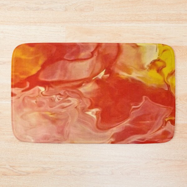 Item preview, Orange and Yellow Abstract Marble Swirls  designed and sold by Cheryl Willingham.