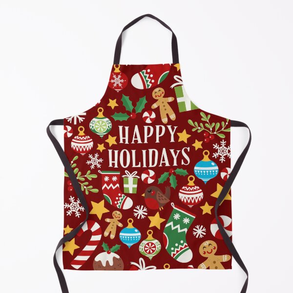 Item preview, Happy holidays Card - Red designed and sold by VeryEnglishGent.