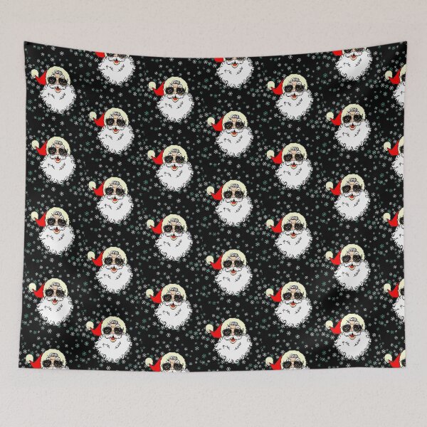 Item preview, Christmas Hipster Santa with Sunglasses designed and sold by Rhu Creations.