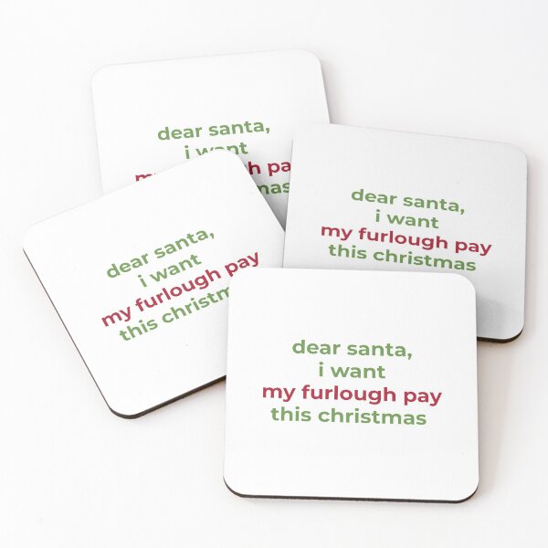 Item preview, Dear Santa, I Want My Furlough Pay This Christmas designed and sold by isobelcough.