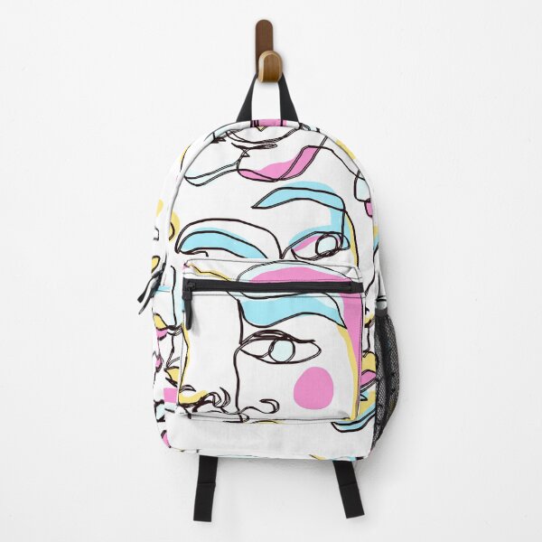 Item preview, fun abstract faces aesthetic designed and sold by mariahmoniquedesign.