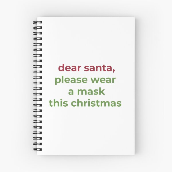 Item preview, Dear Santa, Please Wear A Mask This Christmas designed and sold by isobelcough.
