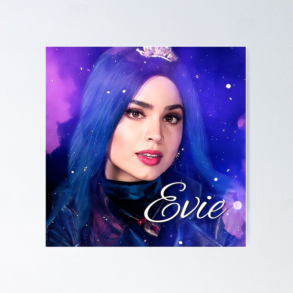 Vista previa del artículo con la obra «Evie Princesa Azul - Descendientes 3», diseñado y vendido por Arte Enchanted.