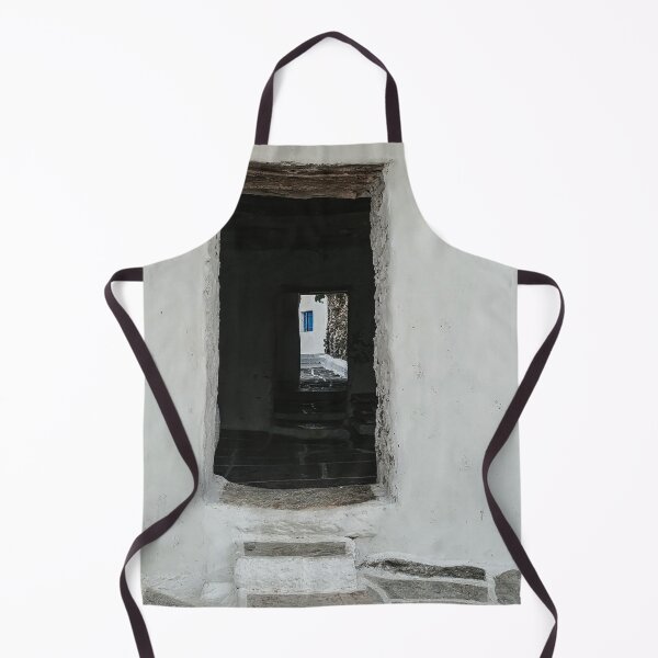 Item preview, Travel Greece Sifnos island greek Cyclades traditional architecture white blue doorway alley stone designed and sold by am-mantilla2156.