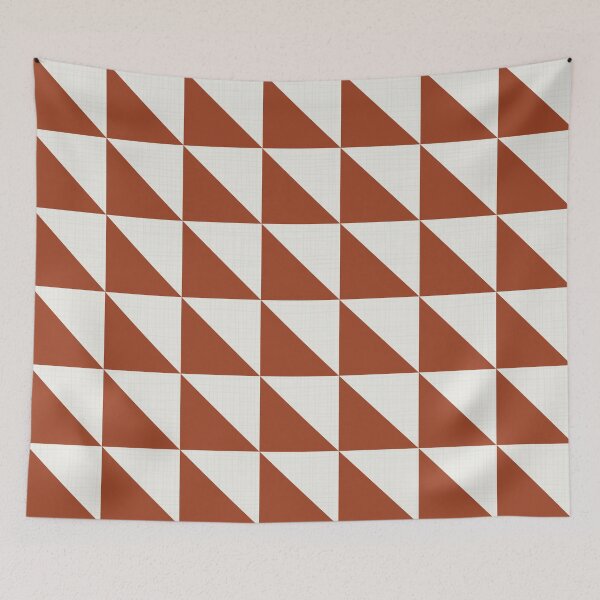 Item preview, Dark Orange Triangles designed and sold by TheOrangeCactus.