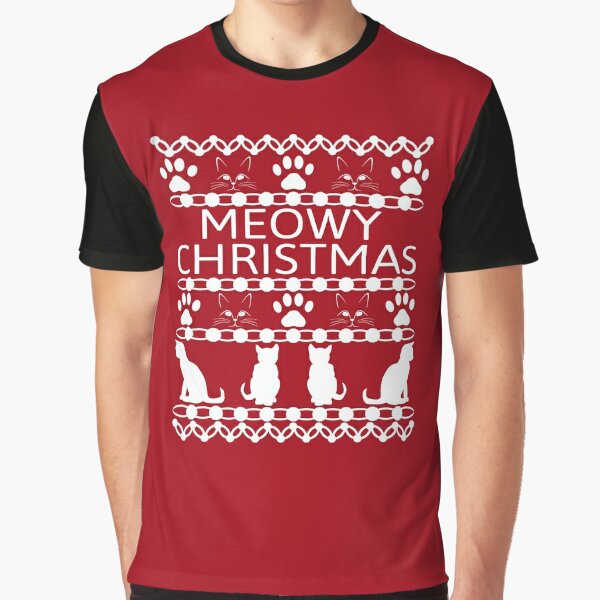 meow christmas sweater