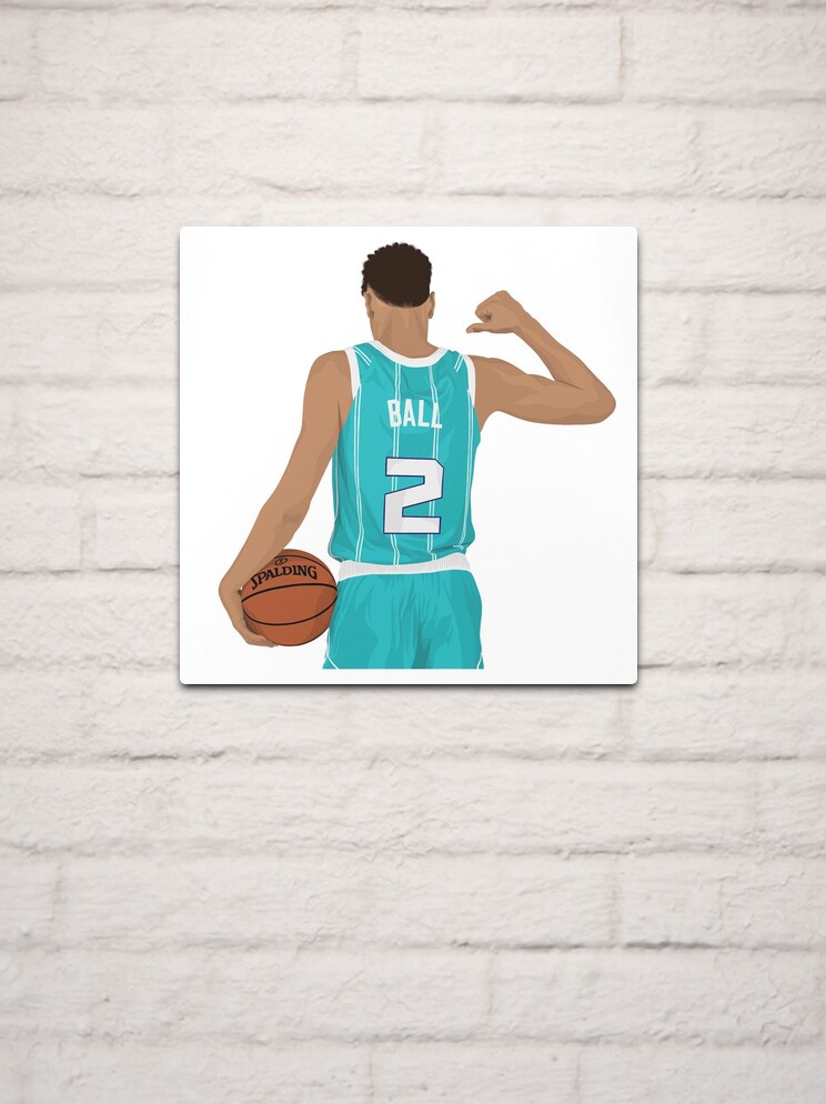 Lamelo Ball White Jersey Metal Print for Sale by sydg32