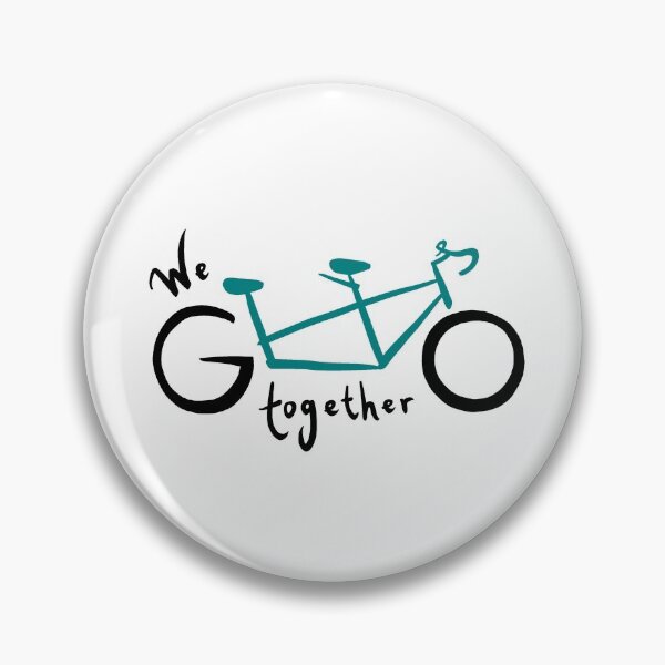 Item preview, We go together - teal designed and sold by Tandem Celebrations.