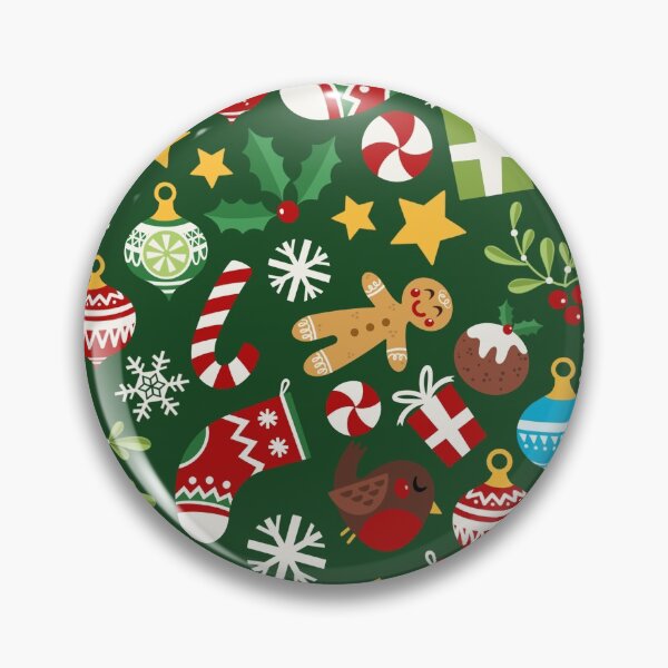 Item preview, Happy Christmas Card pattern - Green designed and sold by VeryEnglishGent.