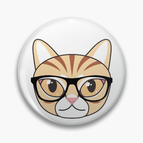 Artikelvorschau, Nerdy Tabby Cat mit Brille entworfen und verkauft von TGIYHome.
