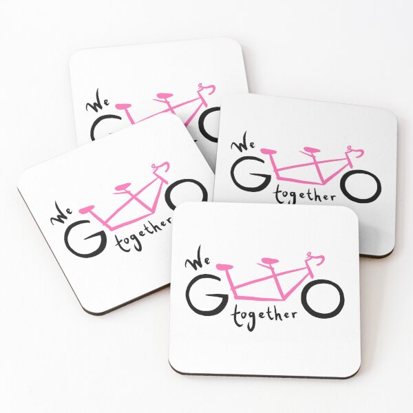Item preview, We go together - pink designed and sold by Tandem Celebrations.