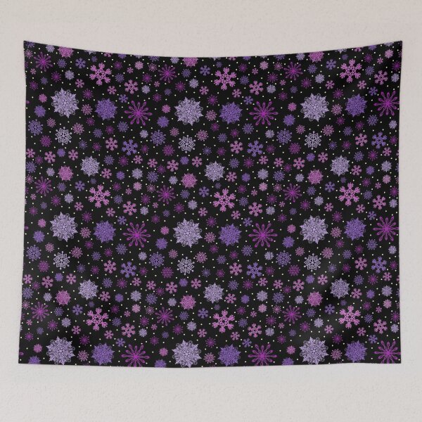 Item preview, Snowflakes Purple Lavender Pink Christmas winter Holiday V22 designed and sold by MrRoccoBlue.