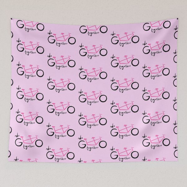 Item preview, We go together - pink designed and sold by Tandem Celebrations.
