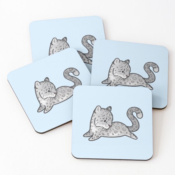 Item preview, Animal Beans - Snow Leopard designed and sold by Asterwild.