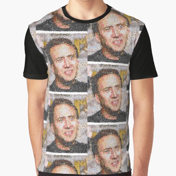 "Nicolas Cage emoji " Tshirt by Pawgrape Redbubble