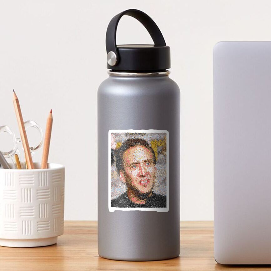 "Nicolas Cage emoji " Sticker for Sale by Pawgrape Redbubble
