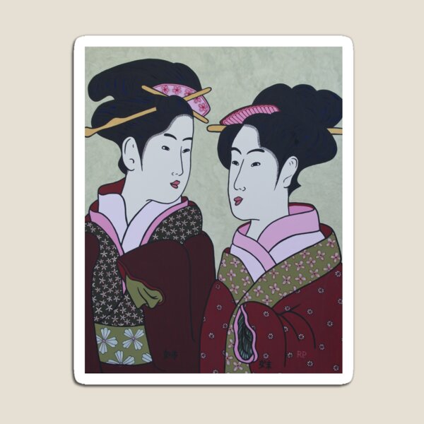 Geisha sisters. Magnet