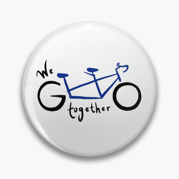 Item preview, We go together - blue designed and sold by Tandem Celebrations.
