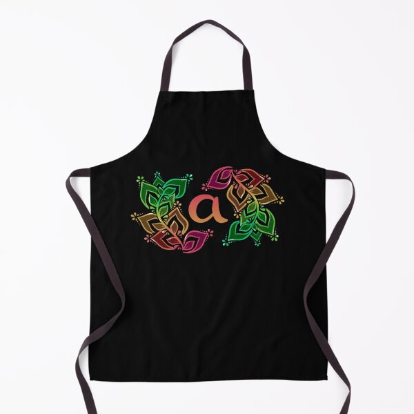 Item preview, Colorful Leaves Letter A designed and sold by avacado-designs.