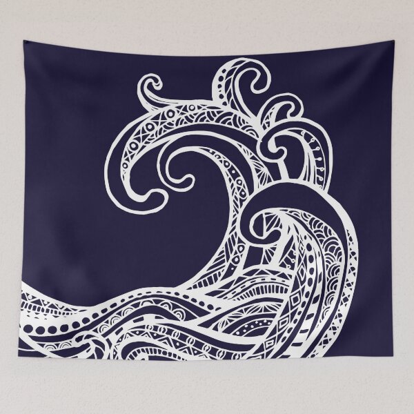 Item preview, White Ocean Wave designed and sold by Kleon Seo.