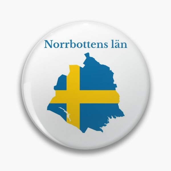 Item preview, Norrbotten County Map, Swedish County, Sweden. designed and sold by marosharaf.