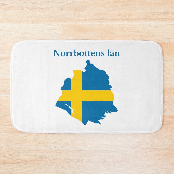 Item preview, Norrbotten County Map, Swedish County, Sweden. designed and sold by marosharaf.