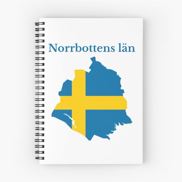 Item preview, Norrbotten County Map, Swedish County, Sweden. designed and sold by marosharaf.