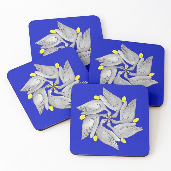 Item preview, Six Geese A-Laying (A Meeting of Beaks and Golden Eggs) designed and sold by MadebyB4U.