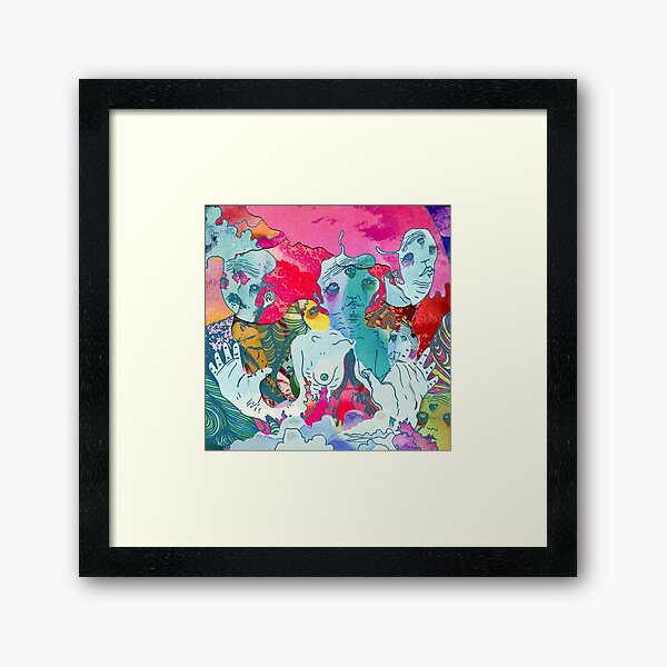 the satanic satanist Framed Art Print