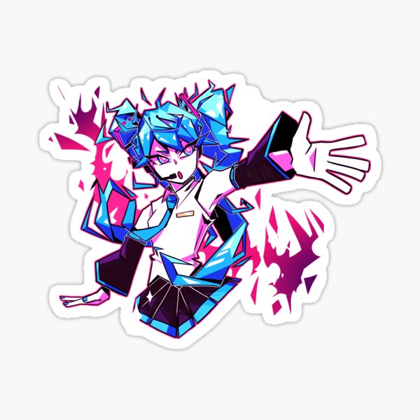 Miku print Sticker