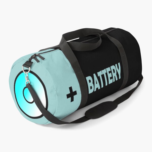 Item preview, Light Blue Battery Premium designed and sold by Design-Maniya.