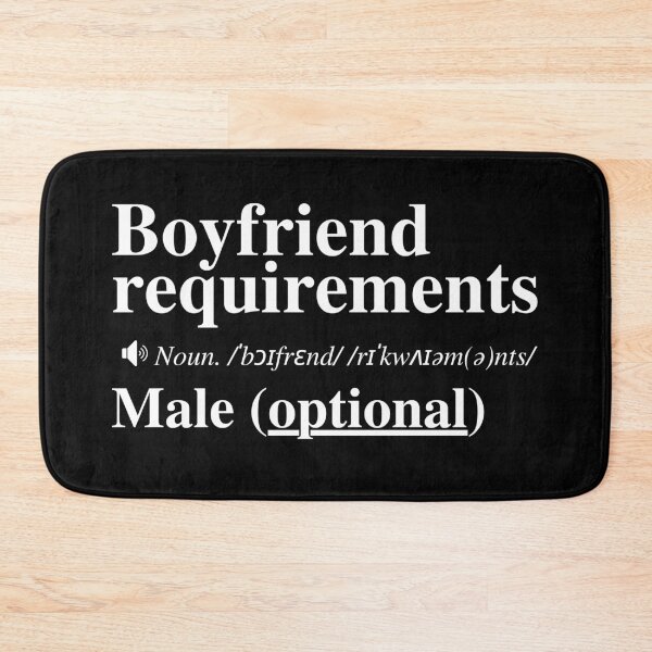 Item preview, Boyfriend Requirements - Male (Optional) designed and sold by mind-illusions.