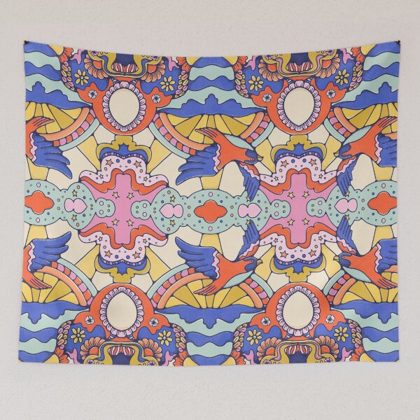 Item preview, Bird in Floral Paradise designed and sold by Livelyscout.