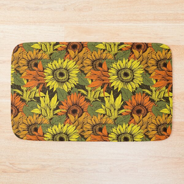 Item preview, Sunflower Yellow Orange Floral Flowers G63 designed and sold by MrRoccoBlue.