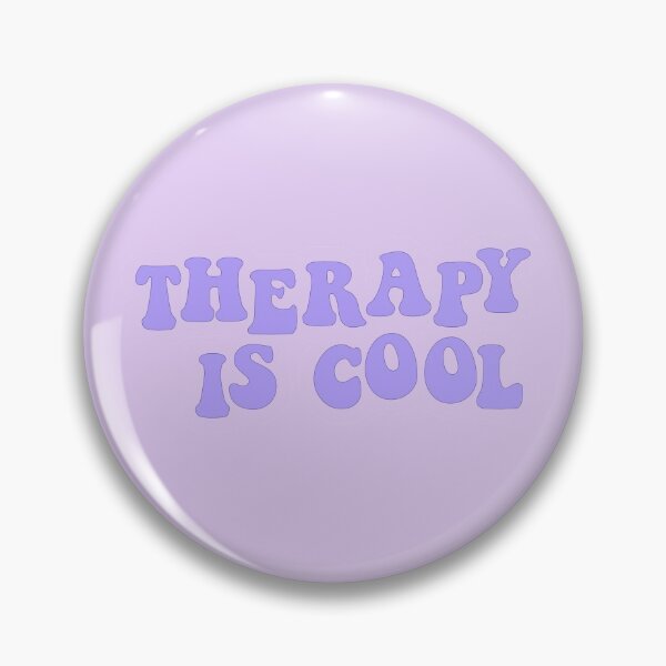 Item preview, Therapy is Cool Purple designed and sold by Gold Star Creative.