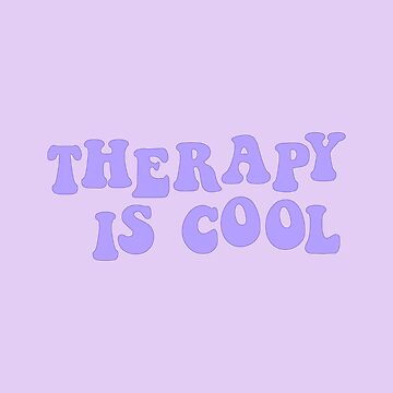 Aperçu de l'œuvre La thérapie est Cool Purple de Gold Star Creative