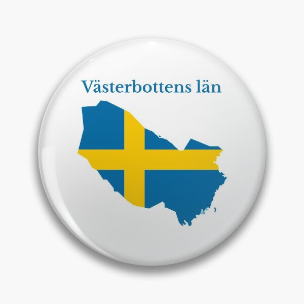 Item preview, Vasterbottens County Map, Swedish County, Sweden. designed and sold by marosharaf.