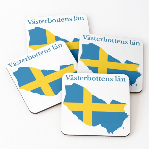 Item preview, Vasterbottens County Map, Swedish County, Sweden. designed and sold by marosharaf.
