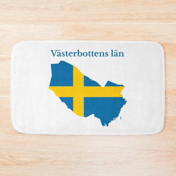 Item preview, Vasterbottens County Map, Swedish County, Sweden. designed and sold by marosharaf.