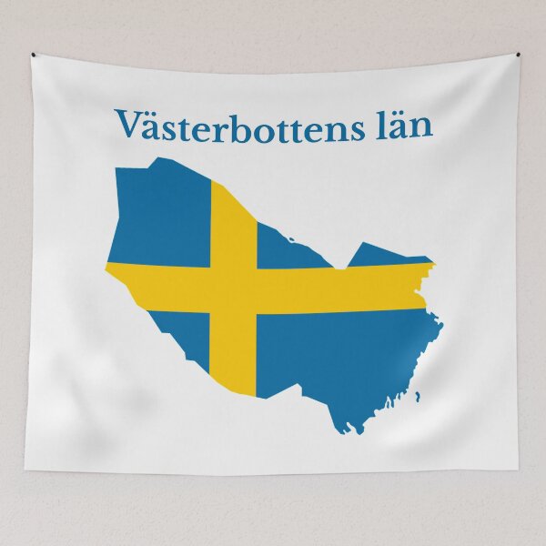 Item preview, Vasterbottens County Map, Swedish County, Sweden. designed and sold by marosharaf.