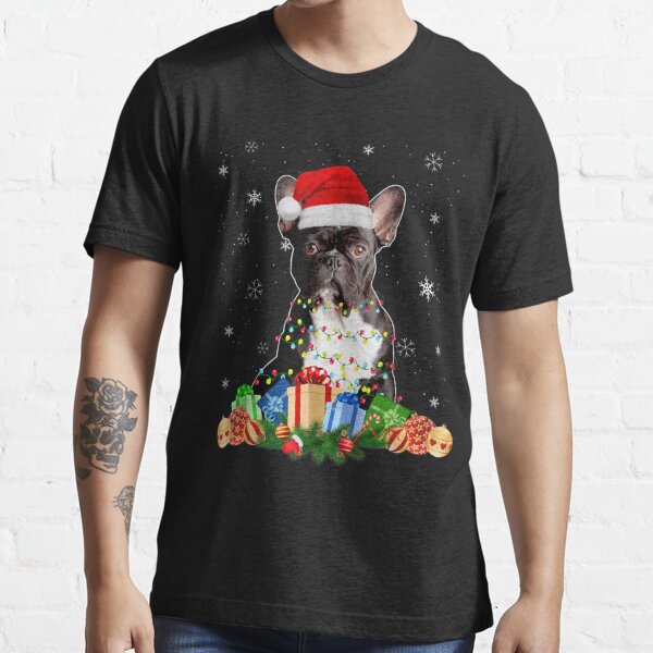 frenchie christmas t shirt