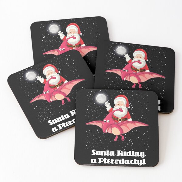 Item preview, Santa Riding a Pterodactyl designed and sold by Uvogin2099.