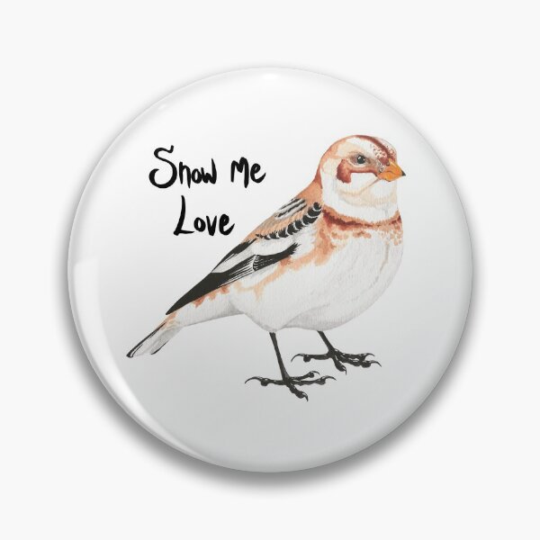 Item preview, Snow me Love - Snow Bunting designed and sold by icteridae.