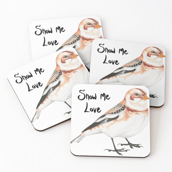 Item preview, Snow me Love - Snow Bunting designed and sold by icteridae.