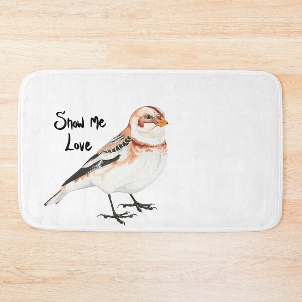 Item preview, Snow me Love - Snow Bunting designed and sold by icteridae.