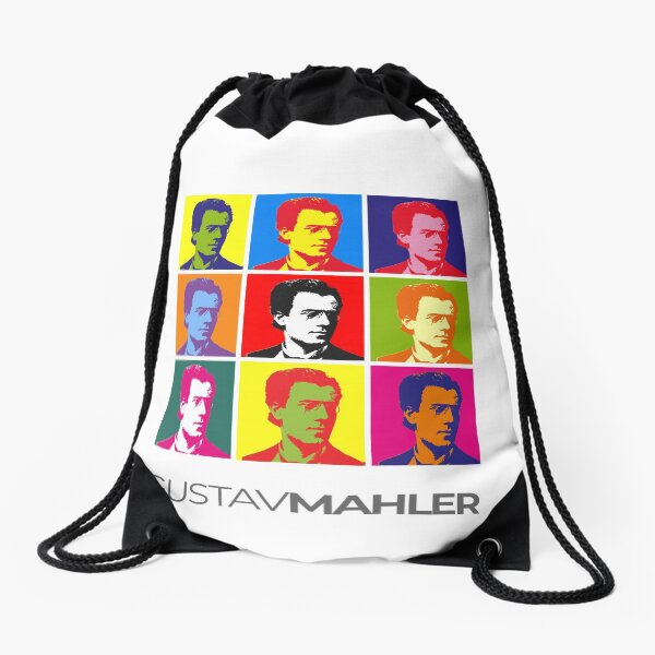 Item preview, Gustav Mahler pop-art portrait poster designed and sold by CMYKStudio.