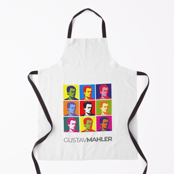 Item preview, Gustav Mahler pop-art portrait poster designed and sold by CMYKStudio.